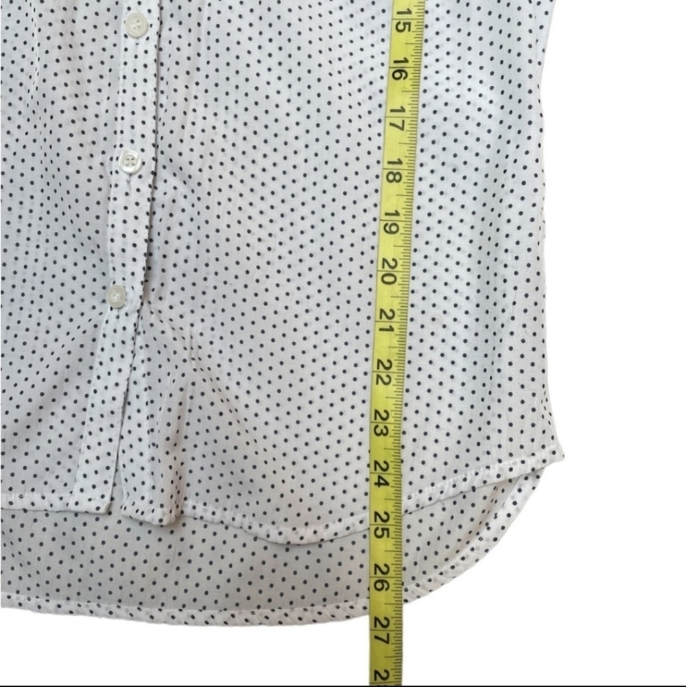 NY&Co Soho W&B PolkaDot Long Sleeve Button Down Blouse - Picture 5 of 9